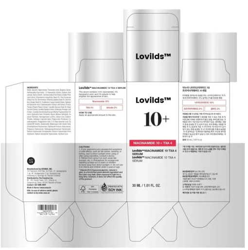 Lovilds™ 10% Niacinamide+ 4% Tranexamic Acid Serum