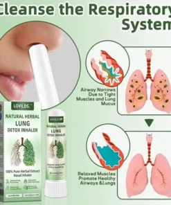 LOVILDS™ Natural Herbal Lung Detox Inhaler