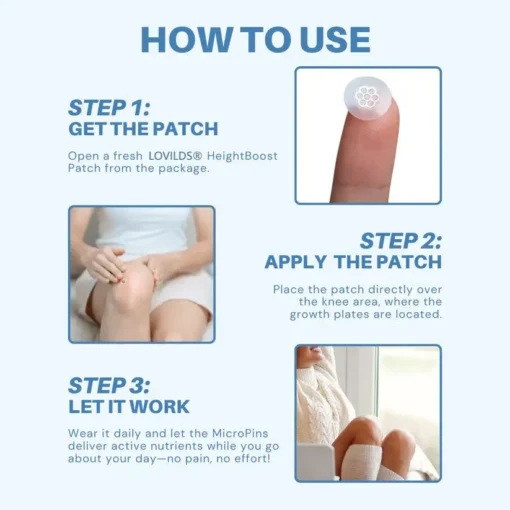 LOVILDS® Height Boost MicroPin Growth Stretch Patch