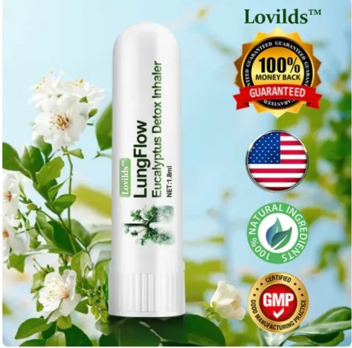 LOVILDS™ LungFlow Eucalyptus Detox Inhaler