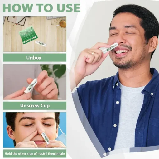 LOVILDS™ LungFlow Eucalyptus Detox Inhaler