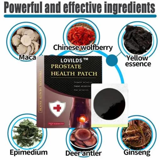 LOVILDS™ PDE5 Men's Herbal Energy Patch