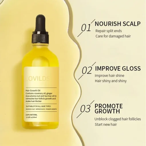 LOVILDS™ Rosemary Hair Growth Essence 100% Natural Hair Growth
