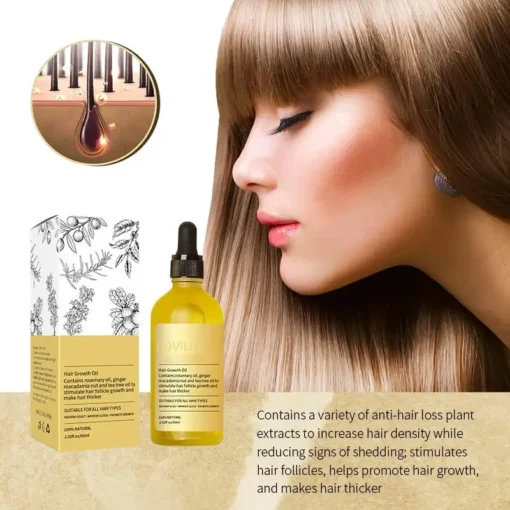 LOVILDS™ Rosemary Hair Growth Essence 100% Natural Hair Growth