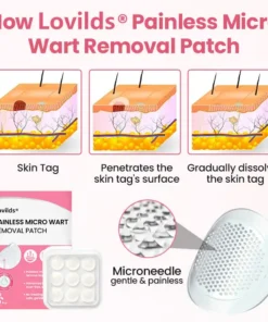 Lovilds® Painless Micro Wart Removal Patch