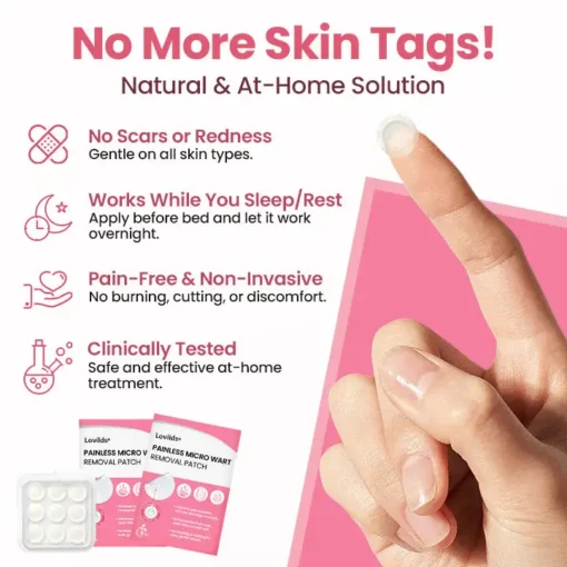 Lovilds® Painless Micro Wart Removal Patch