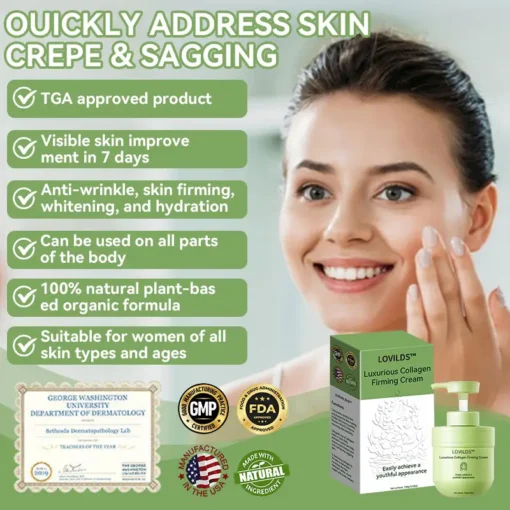 LOVILDS™𝐋𝐮𝐱𝐮𝐫𝐢𝐨𝐮𝐬 𝐂𝐨𝐥𝐥𝐚𝐠𝐞𝐧 𝐅𝐢𝐫𝐦𝐢𝐧𝐠 𝐂𝐫𝐞𝐚𝐦