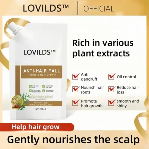 LOVILDS™ Ginseng Ginger Anti-Hair Loss Shampoo