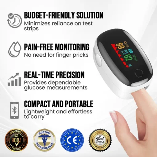 LOVILDS™ SugarSense High-Precision Glucose Monitoring Device