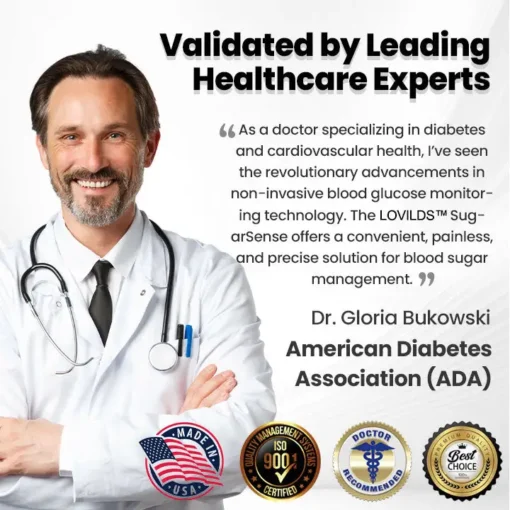 LOVILDS™ SugarSense High-Precision Glucose Monitoring Device
