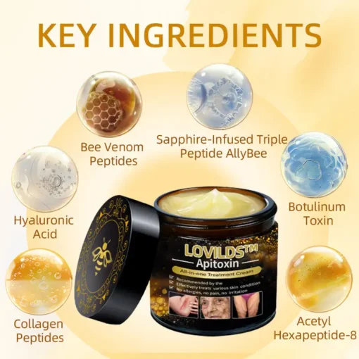 LOVILDS™ Apitoxin Cream — Trusted by Millions for Healthy, Glowing Skin