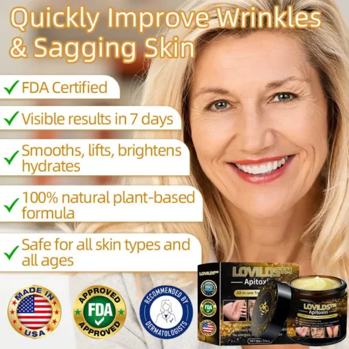 LOVILDS™ Apitoxin Cream — Trusted by Millions for Healthy, Glowing Skin