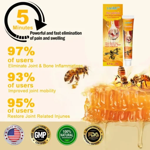 LOVILDS™ Bee poison Pain Relief and Bone Care Ointment