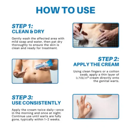 LOVILDS™ HPV Genital Warts Relief Cream