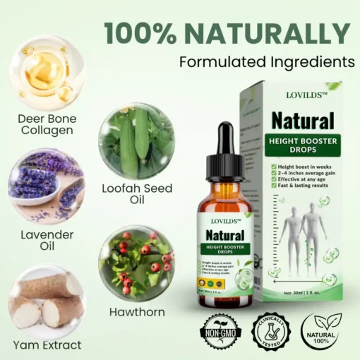 LOVILDS™ Natural Height Booster Drops