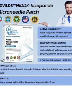 【LOVILDS™ Official Store】 NIDDK-Tirzepatide Nano Microneedle Patch