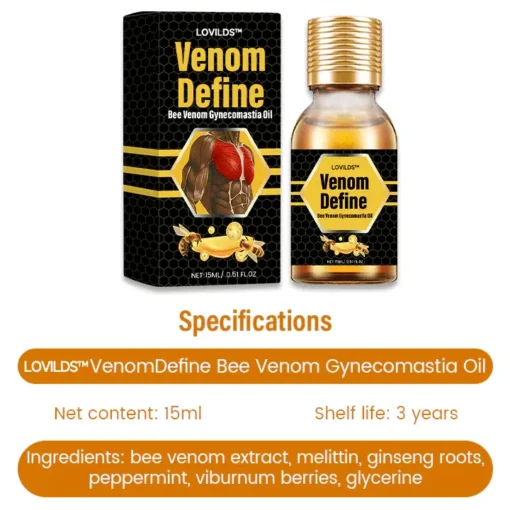 LOVILDS™ VenomDefine Bee Venom Gynecomastia Oil