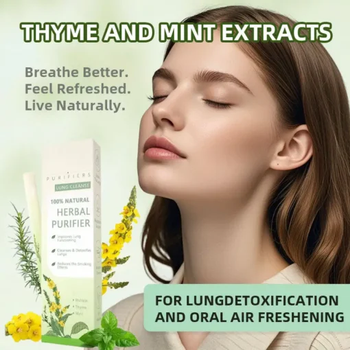 LOVILDS™ Mullein Relaxation Stick – Soothes Lungs, Detoxifies, Freshens Breath