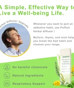 LOVILDS™ Mullein Relaxation Stick – Soothes Lungs, Detoxifies, Freshens Breath