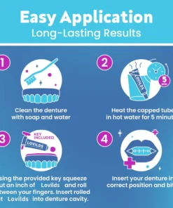 Lovilds™- Thermoplastic Denture Adhesive & Cushion