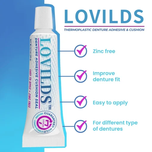 Lovilds™- Thermoplastic Denture Adhesive & Cushion