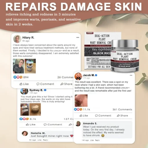 LOVILDS™ Black Rice Skin Repair Essence Cream