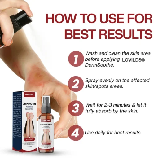 LOVILDS® DermSoothe Psoriasis Relief Spray