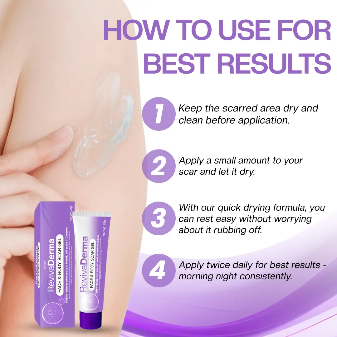 LOVILDS® RevivaDerma Face & Body Scar Gel
