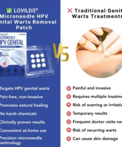 LOVILDS® Microneedle Patch — Effective for All Types of HPV Warts