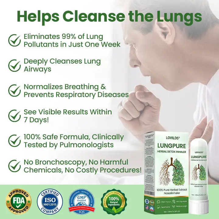 LOVILDS® LungPure Herbal Detox Inhaler
