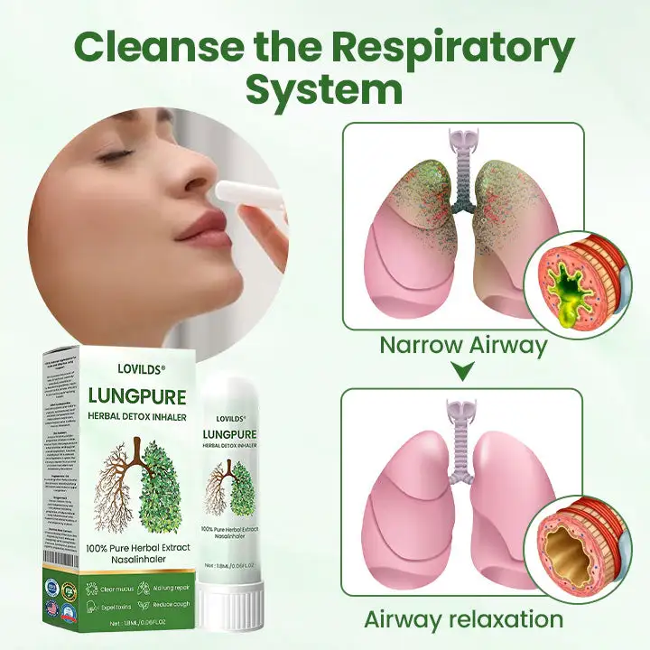 LOVILDS® LungPure Herbal Detox Inhaler