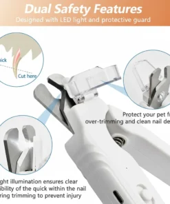 LOVILDS® 2 in 1 Precision LED Pet Nail Clipper