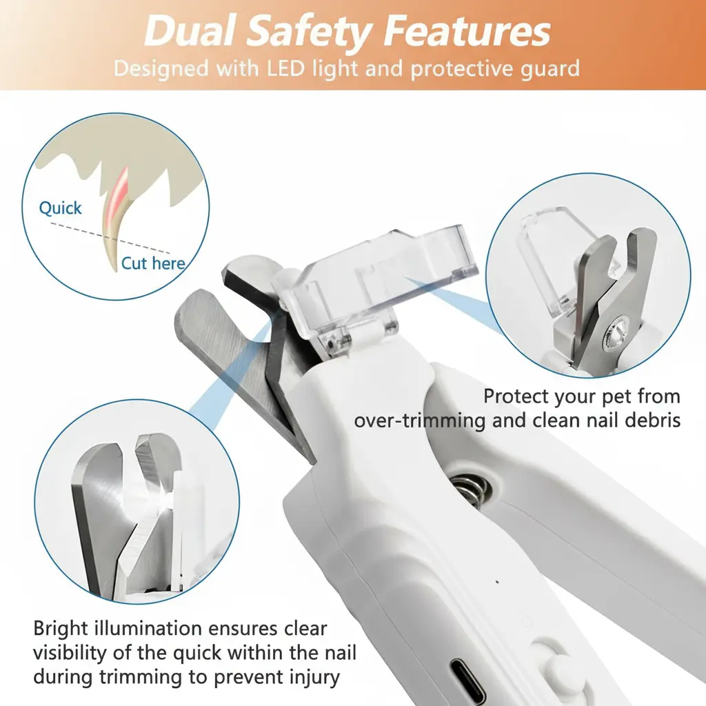 LOVILDS® 2 in 1 Precision LED Pet Nail Clipper