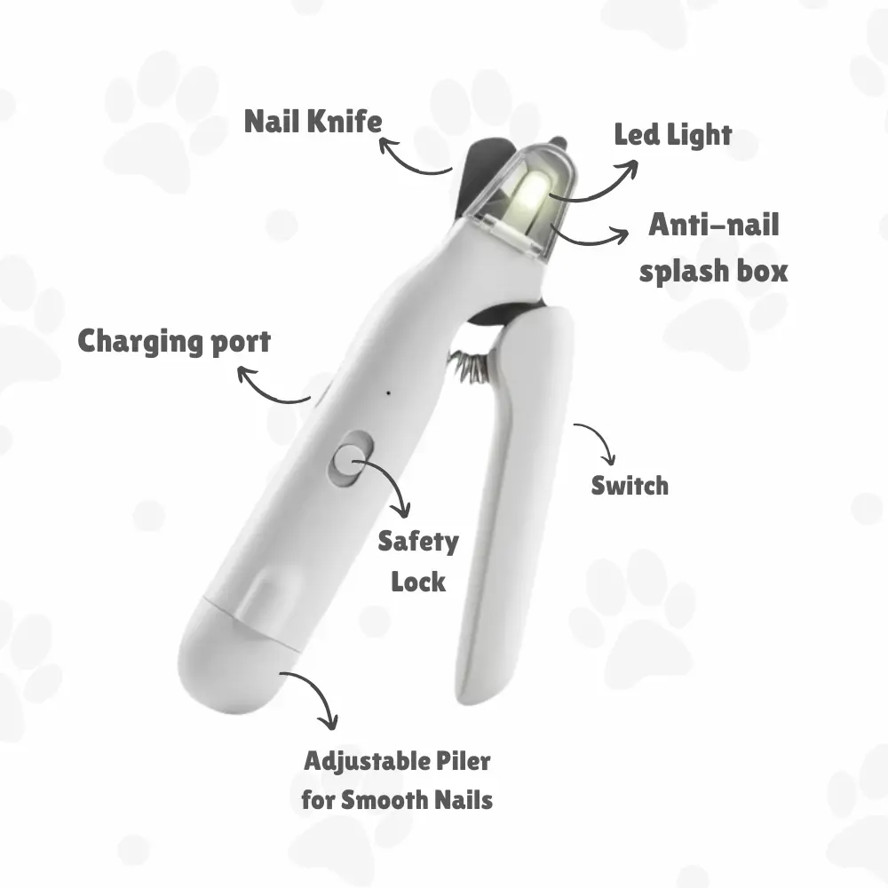 LOVILDS® 2 in 1 Precision LED Pet Nail Clipper