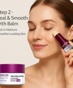 LOVILDS Collagen Lift Eye Balm Stick + Eye Patch Set
