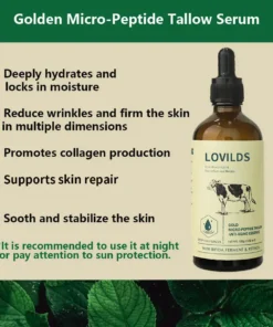 LOVILDS™ Golden Micro-Peptide Tallow Serum