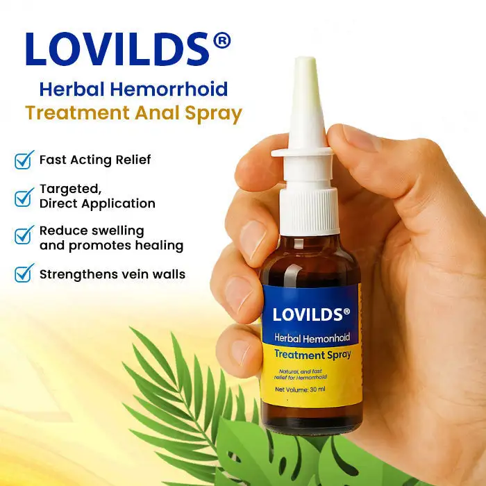 LOVILDS® Herbal Hemorrhoid Treatment Spray