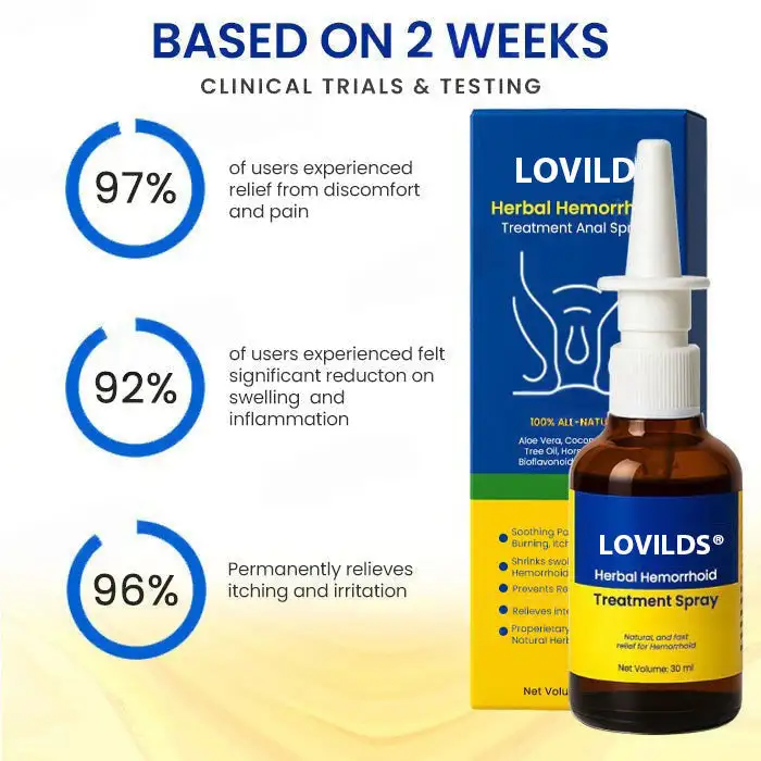 LOVILDS® Herbal Hemorrhoid Treatment Spray