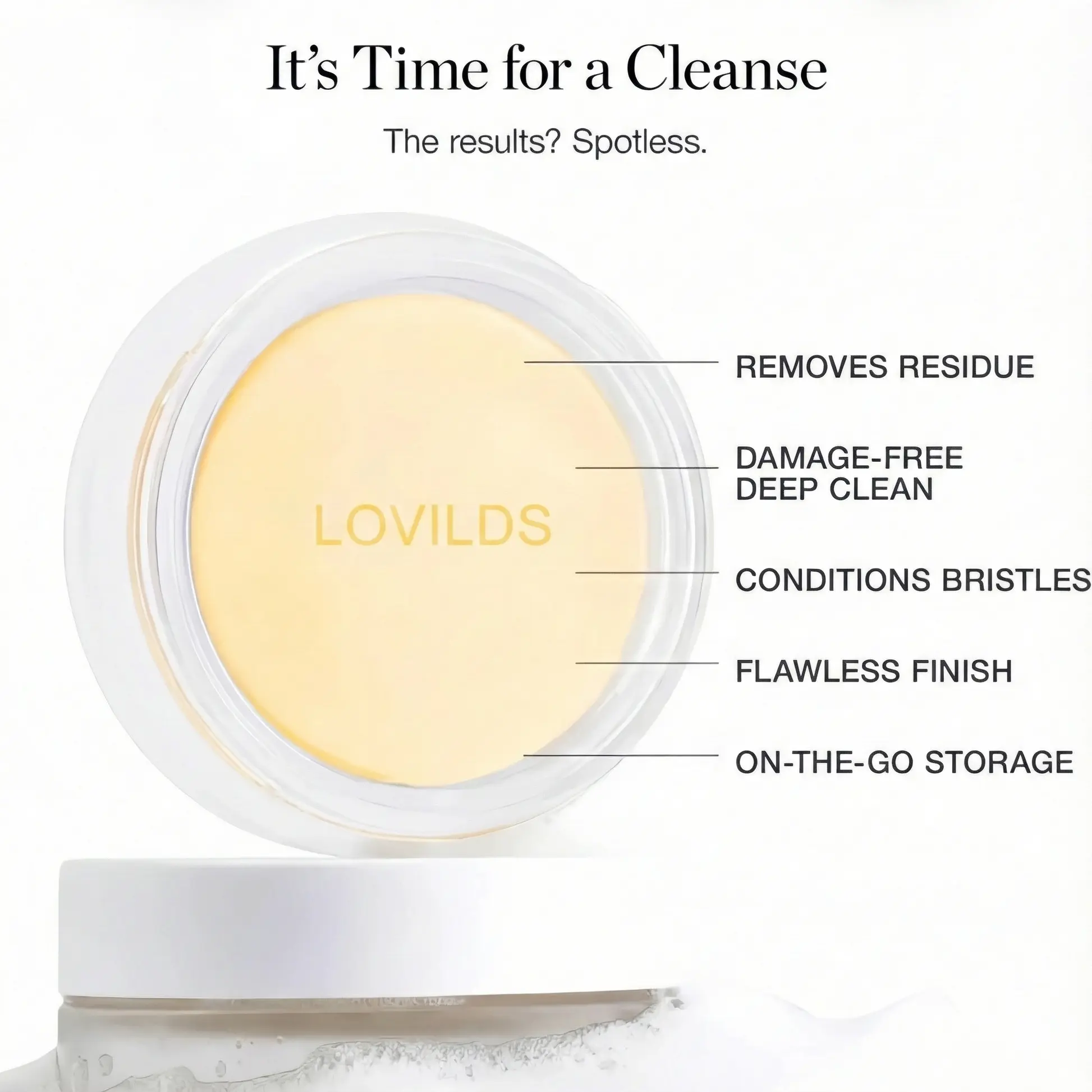 LOVILDS™ The Organic makeup Brush Cleanser