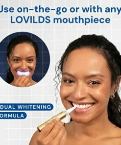 LOVILDS™Extra-Strength Teeth Whitening Serum Pen + Dual-Peroxide Formula & Xylitol