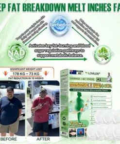 𝐋𝐎𝐕𝐈𝐋𝐃𝐒® 𝐌𝐨𝐫𝐢𝐧𝐠𝐚 · 𝐁𝐞𝐞 𝐯𝐞𝐧𝐨𝐦 · 𝐁𝐞𝐫𝐛𝐞𝐫𝐢𝐧𝐞 × 𝐍𝐀𝐃+ 𝟖-𝐢𝐧-𝟏 𝐀𝐝𝐯𝐚𝐧𝐜𝐞𝐝 𝐍𝐚𝐧𝐨 𝐌𝐢𝐜𝐫𝐨𝐧𝐞𝐞𝐝𝐥𝐞 𝐏𝐚𝐭𝐜𝐡