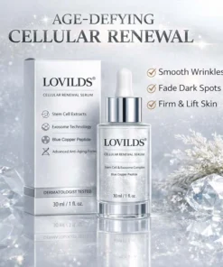 𝐋𝐎𝐕𝐈𝐋𝐃𝐒®️ 𝐒𝐭𝐞𝐦 𝐂𝐞𝐥𝐥–𝐈𝐧𝐬𝐩𝐢𝐫𝐞𝐝 &Blue Copper Peptide 𝐖𝐫𝐢𝐧𝐤𝐥𝐞-𝐑𝐞𝐟𝐢𝐧𝐢𝐧𝐠 𝐒𝐞𝐫𝐮𝐦