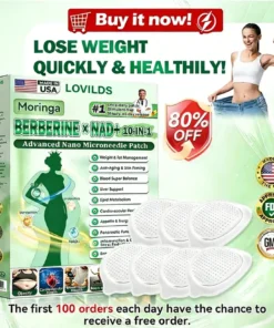 LOVILDS® 10-in-1 Nano Microneedle Patch One Patch a Day Easy Metabolic Support