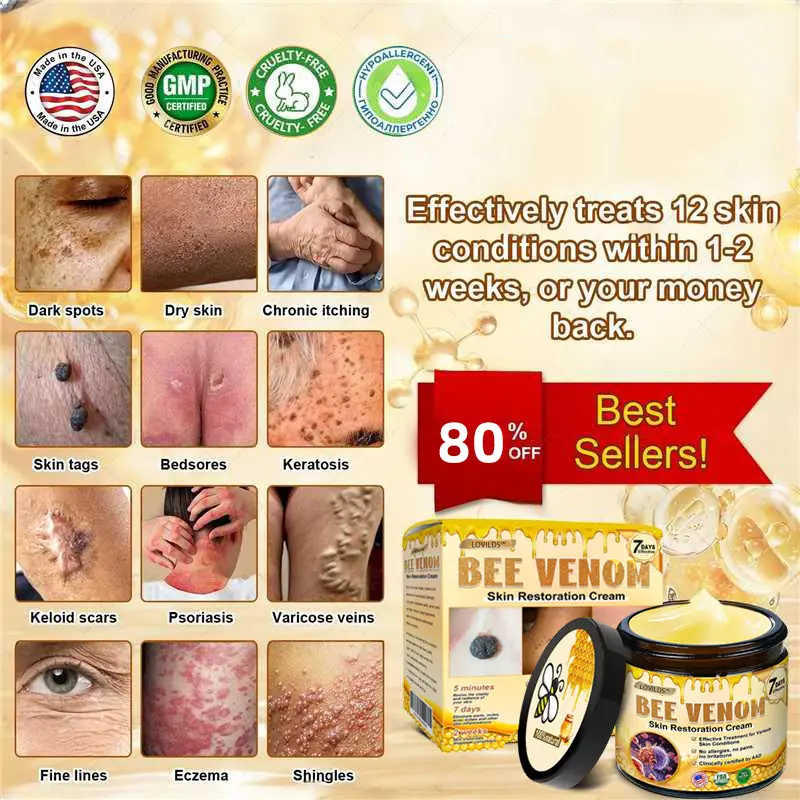 LOVILDS™ Bee Venom Skin Restoration Cream Limited Time 80 OFF