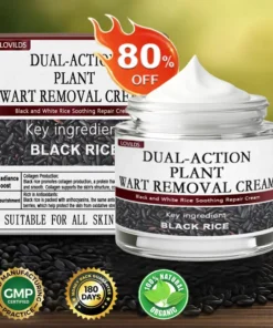 LOVILDS® Black Rice Skin Repair Essence Cream (Removes warts and skin growths, improves keratin buildup and seborrheic dermatitis, follicular keratosis, age spots, and bruising)
