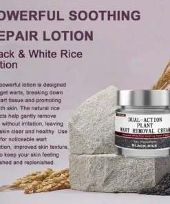 LOVILDS® Black Rice Skin Repair Essence Cream (Removes warts and skin growths, improves keratin buildup and seborrheic dermatitis, follicular keratosis, age spots, and bruising)