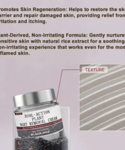 LOVILDS® Black Rice Skin Repair Essence Cream (Removes warts and skin growths, improves keratin buildup and seborrheic dermatitis, follicular keratosis, age spots, and bruising)