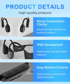 LOVILDS Bone Conduction Smart Hearing Aids Amplifier – Patented Transducer, Best Bone Conduction Aid