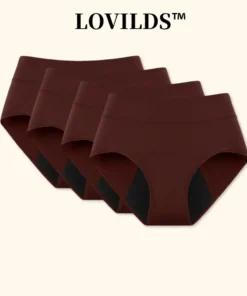 LOVILDS™ Leak-Proof Confidence Briefs – 4-Layer Absorbency for All-Day Dryness