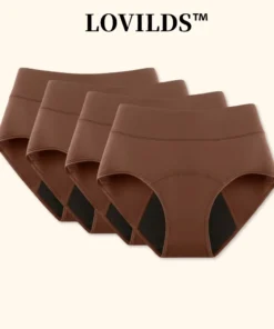 LOVILDS™ Leak-Proof Confidence Briefs – 4-Layer Absorbency for All-Day Dryness